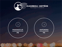 Tablet Screenshot of hotelcamboa.com.br